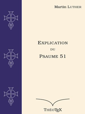 cover image of Explication du Psaume 51